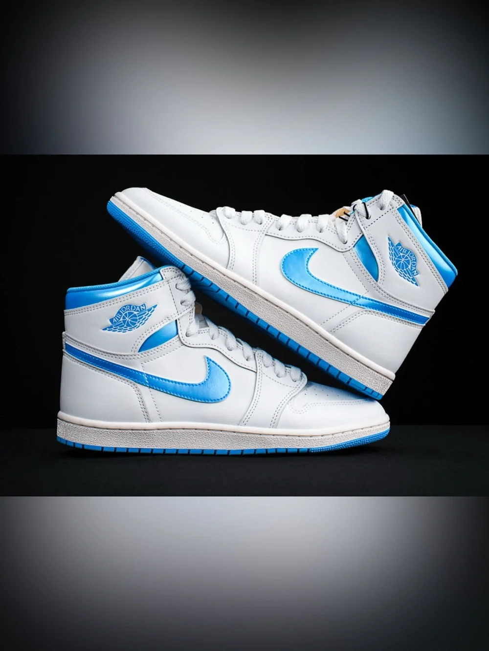 Air Jordan 1 High ’85 “UNC Metallic” PE Women’s BB Team Exclusive - SIZE 6